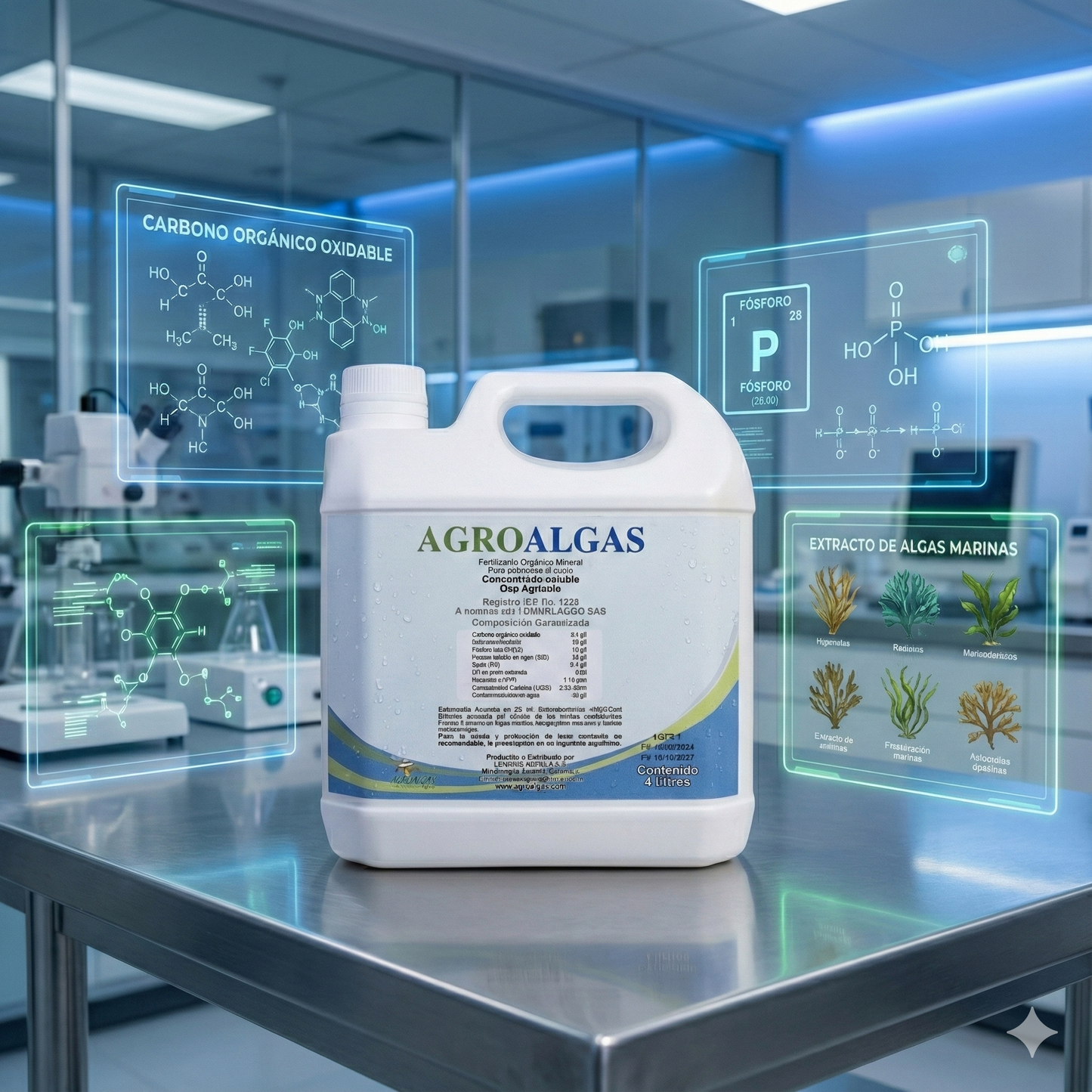 AGROALGAS / bioestimulante radicular + activador de suelo