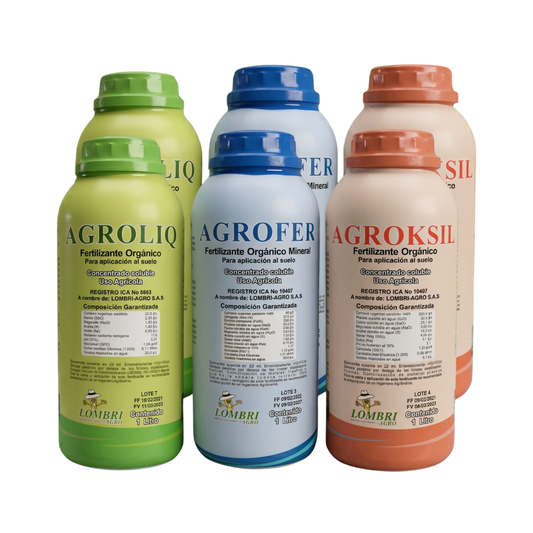 Combo X 6 litros / Fertilizantes Para Siembra, Crecimiento y Cuajado