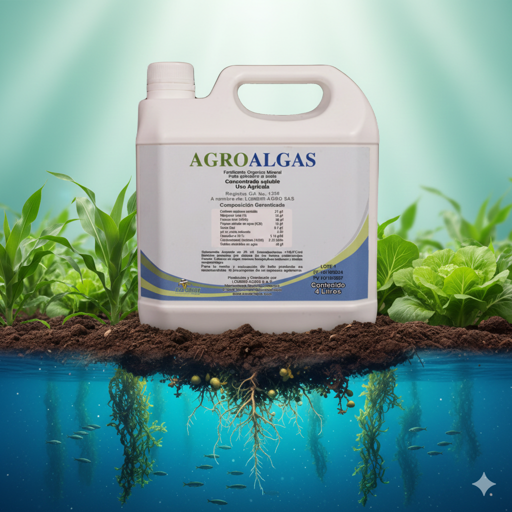 AGROALGAS / bioestimulante radicular + activador de suelo